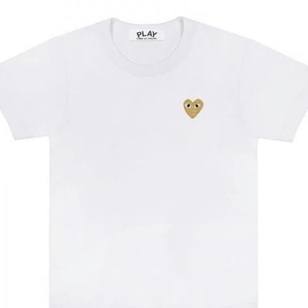 꼼데가르송 골드와펜 티셔츠