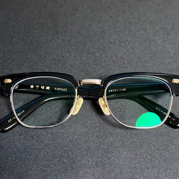 금자안경 kv94 하금테 블랙골드