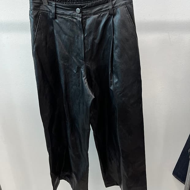 여) 톰그레이하운드 레더 팬츠 