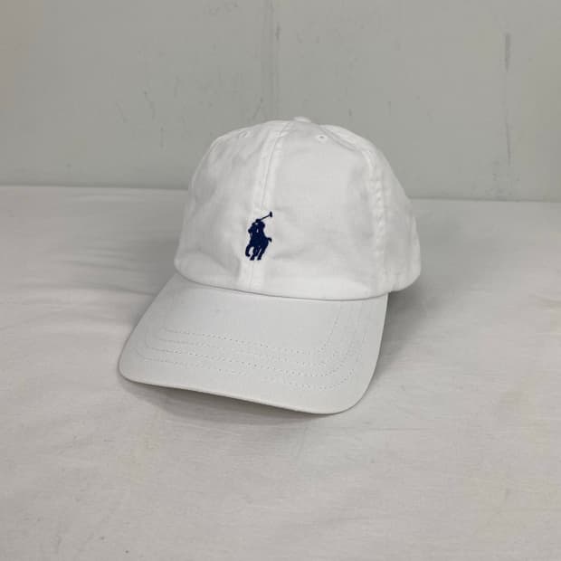 폴로 랄프로렌 화이트 볼캡 