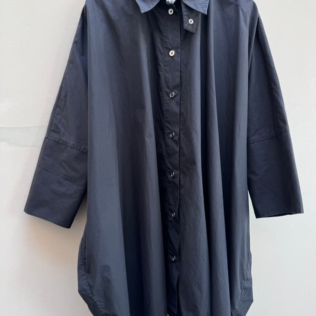 MM6 메종 마르지엘라 오버사이즈 셔츠 블랙 Masion Margiela