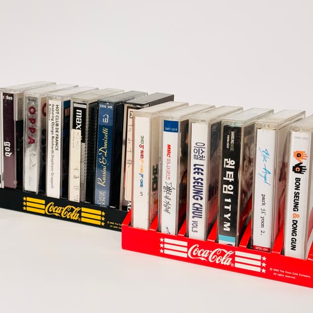 Vintage | 코카콜라 카세트 테이프 수납