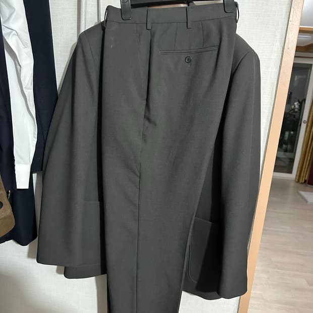 유니클로U 셋업 차콜 xl