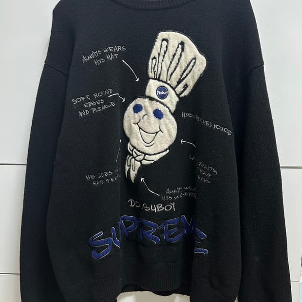 슈프림 도우보이 니트 L사이즈