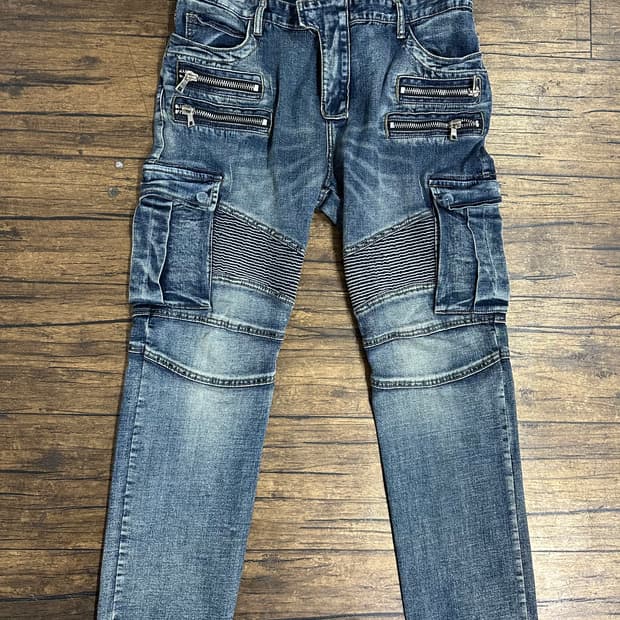 JMC JEANS 남성 데님 바이커카고 팬츠 사이즈 34