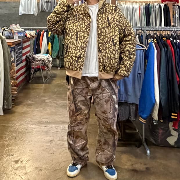 90s Made in Korea 미국 빈티지 컬럼비아 리얼트리 양면 패딩