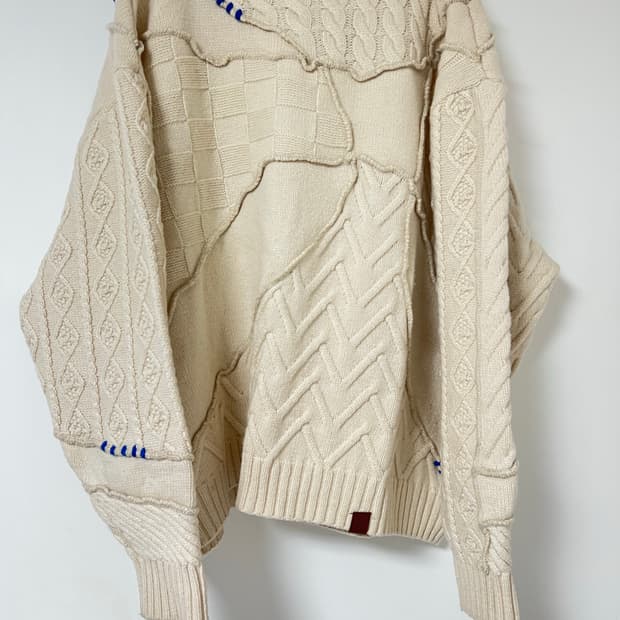 자라x아더에러 패치워크 니트 L-XL