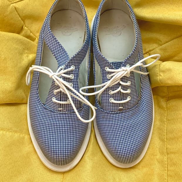 닥터마틴 메리제인 체크보드 스니커즈