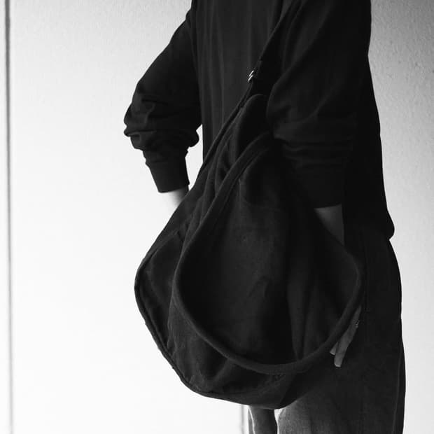 코모리 comoli 햄프덕 숄더백