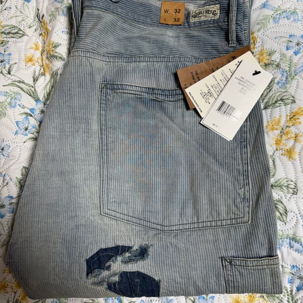 RRL 빈파포 패치워크팬츠 32/32 팝니다.