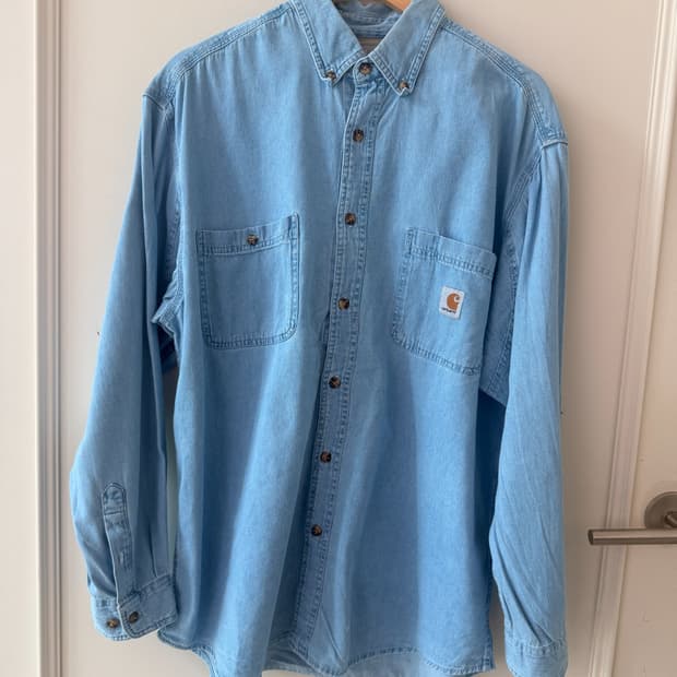 칼하트(carhartt) 데님 워크셔츠 L