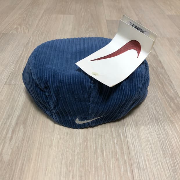(L) 새상품 90's 나이키 NIKE 데드스탁 코듀로이 베레모 블루