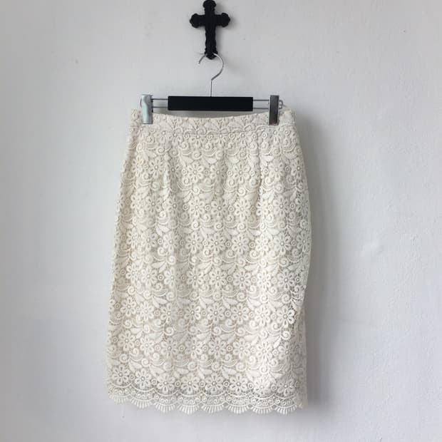 Crochet pattern point midi skirt
