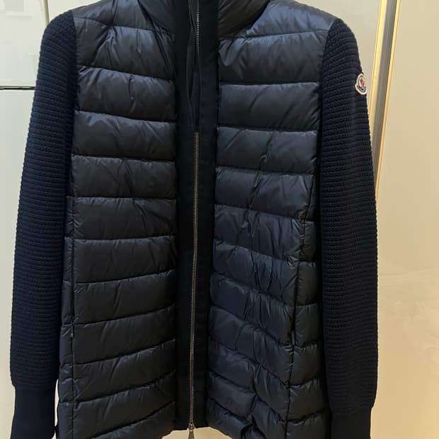 몽클레어 여성 롱니트패딩 xs (새상품급)