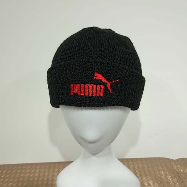 빈티지 PUMA 레드 로고 니트 비니 P1967