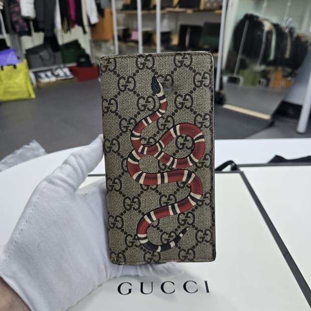 [A급컨디션]구찌 스네이크 장지갑