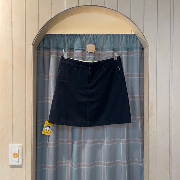 티니위니 네이비 코튼스커트