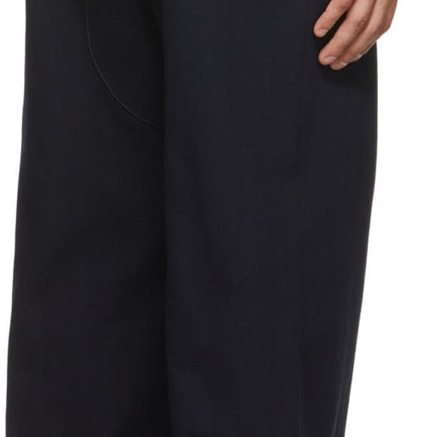 [46] 메종 마르지엘라 백 스티치 버클 헴 트라우저