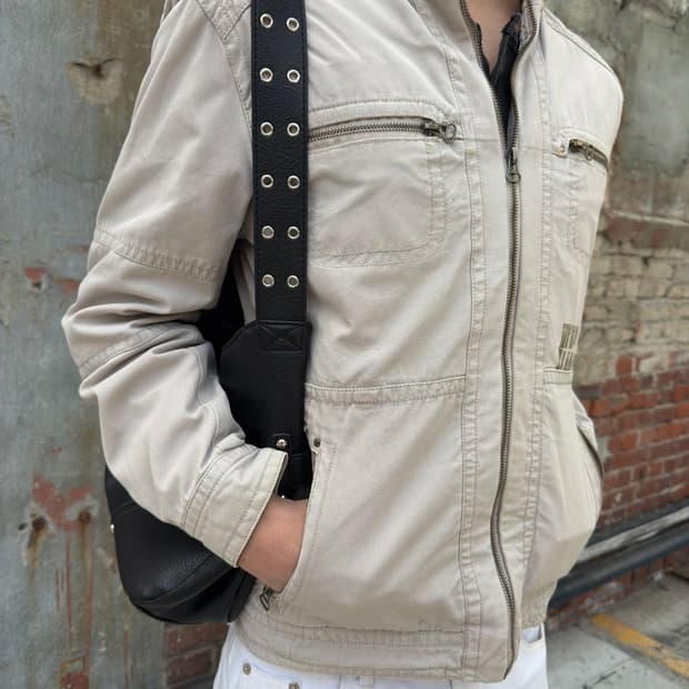 y2k vintage rider jacket