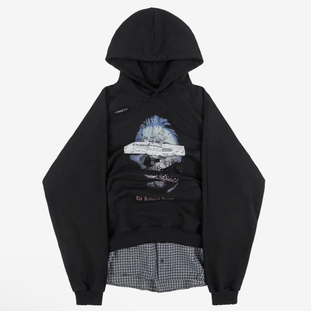 선데이오프클럽 블랙 레이어드 후드 2