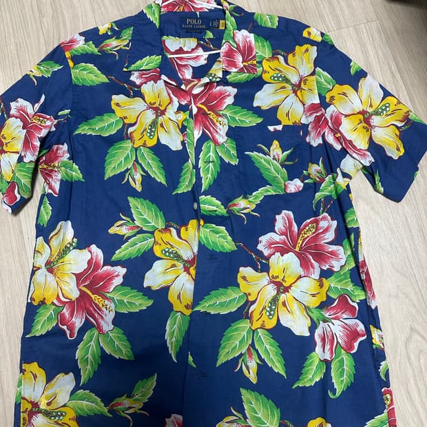 폴로 클래식핏 하와이안 셔츠 L