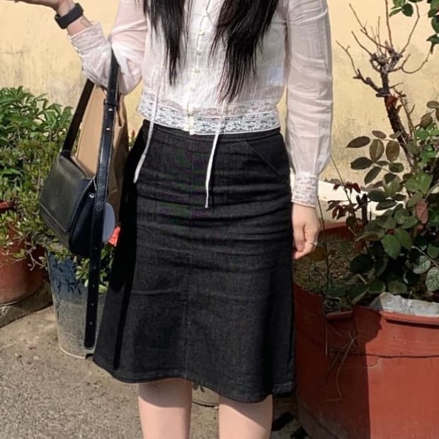 빈티지 레이스 블라우스