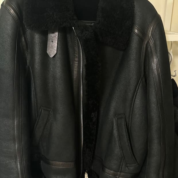 느와르 라르메스 무스탕 블랙 48size