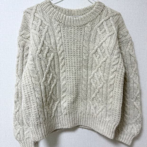 빈티지 울 니트