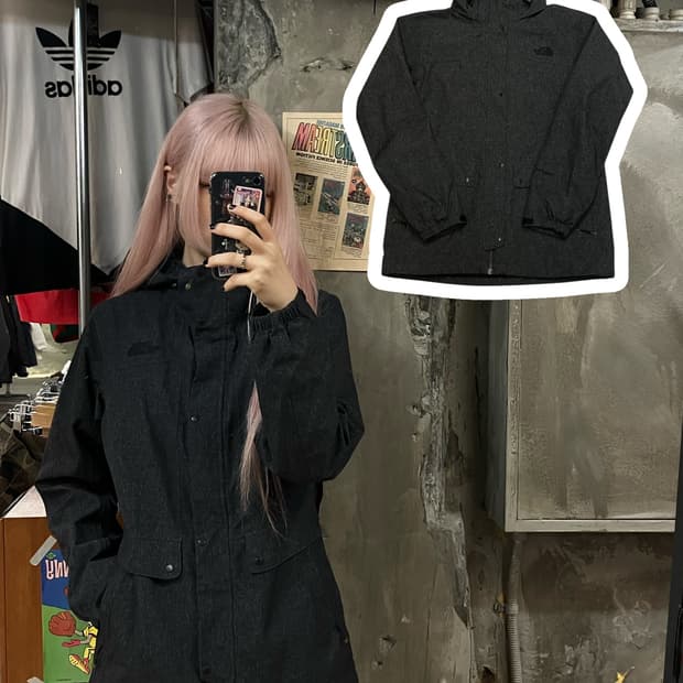 노스페이스 후드 점퍼 블랙 90  #csz1417