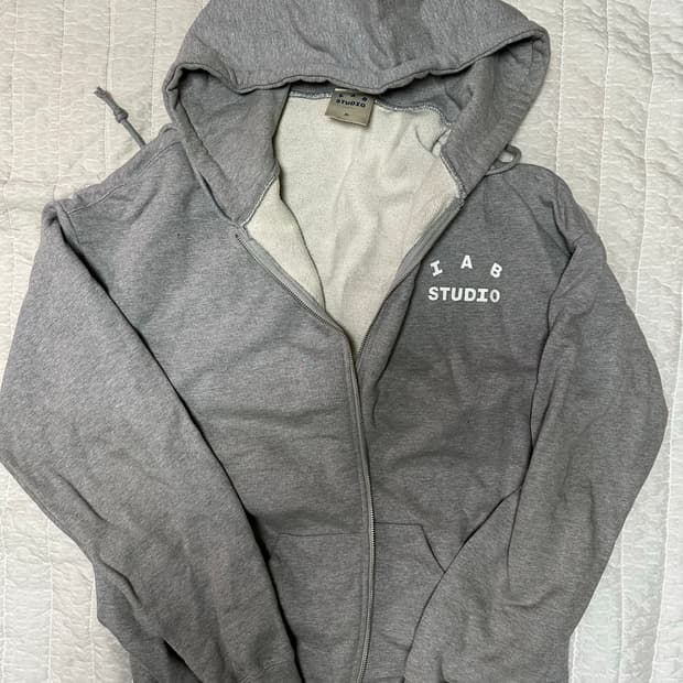 급처!!!!! 아이앱스튜디오 후드집업 그레이 XL