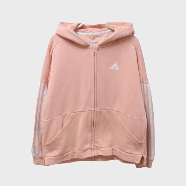 아디다스 딸기우유 후드 집업 63776