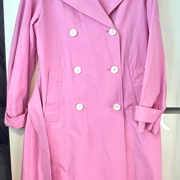 자라 베이직 핑크 트렌치코트