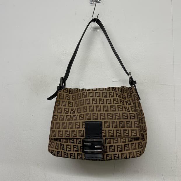 Fendi Zucca Monogram Shoulder Bag 