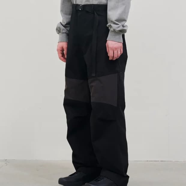 [2] 츠통령x노운 curved block pants