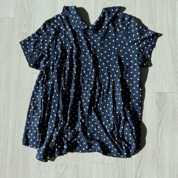 트라이코트 꼼데가르송 도트 티셔츠