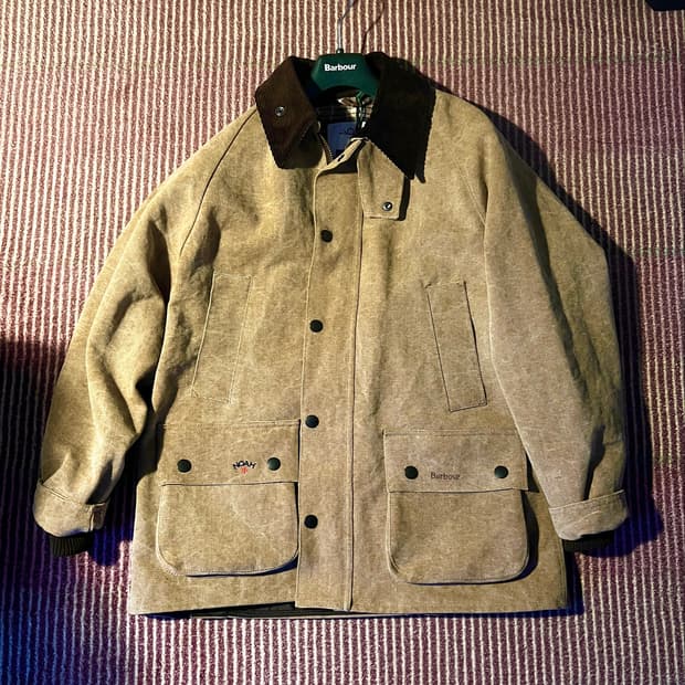 노아x바버 바버 코튼 비데일 자켓 쿠에로 BARBOUR COTTON BE