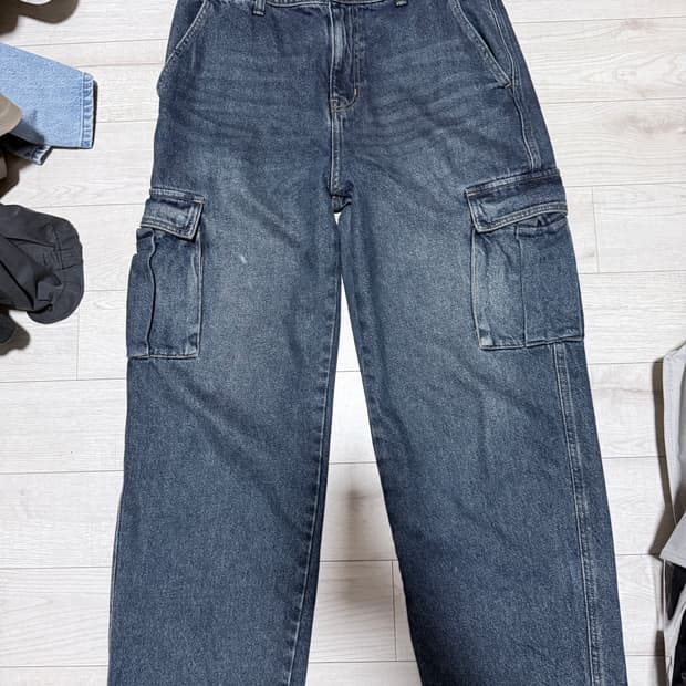 (32)지오다노 카고데님 팬츠 