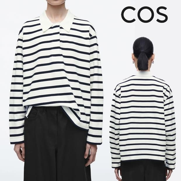 Cos 코스 우먼스 스트라이프 티