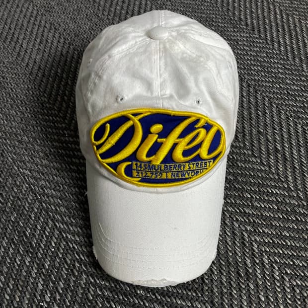 인터크루 y2k 빈티지 화이트 볼캡 o 4404