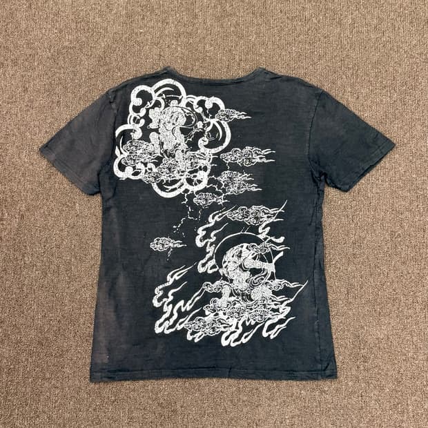 L)Japanese Vintage 오리엔탈 풍신뇌신 반팔 티셔츠