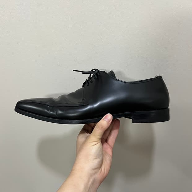 Prada Square Toe Derby Shoes