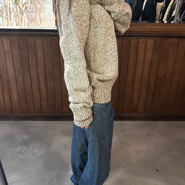 RRL wool melange sweater