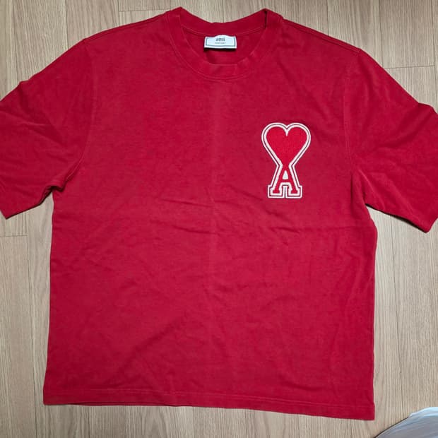 XL) 아미 빅하트 로고 오버핏 반팔티 /A20HJ137
