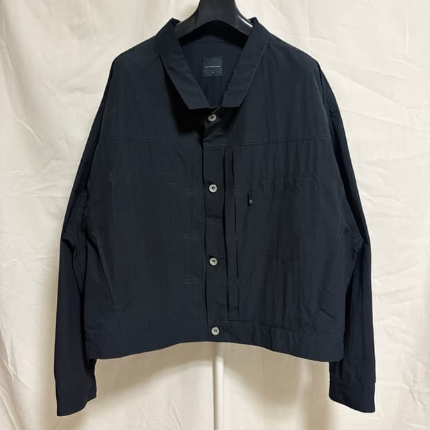 모이프 트러커 블루종 자켓 / 블랙, 2