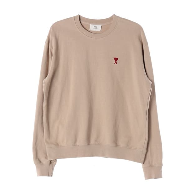 AMI 알렉산드르 마티우시 스몰 하트 로고 맨투맨 M