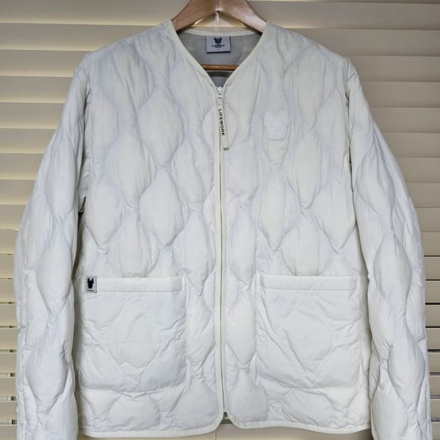 라이프워크 퀼팅 덕다운 경량 패딩 L