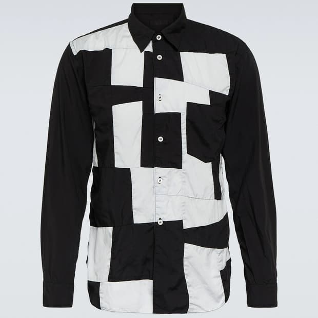 23aw 꼼데가르송 옴므듀스 패치워크 셔츠 m