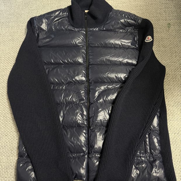 급처 오케이몰구매 몽클레어 니트패딩 xl