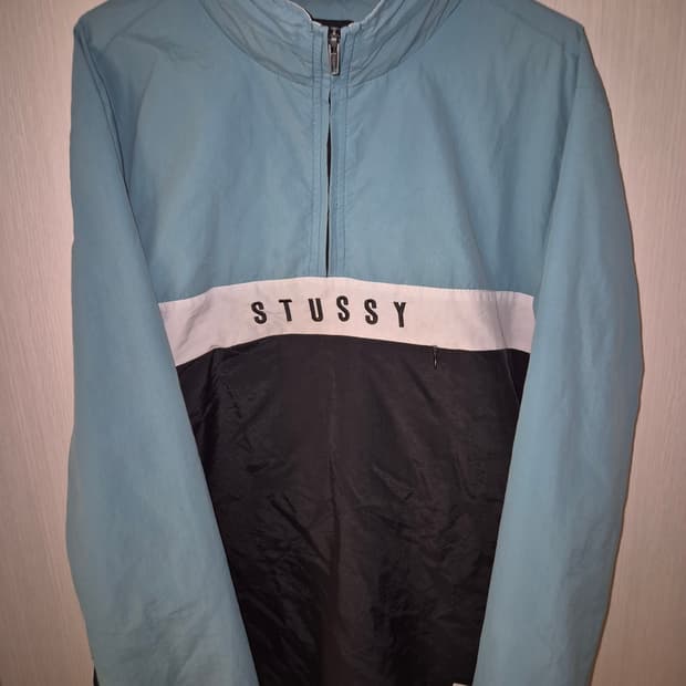 90s 스투시 민트 아노락 바람막이  L