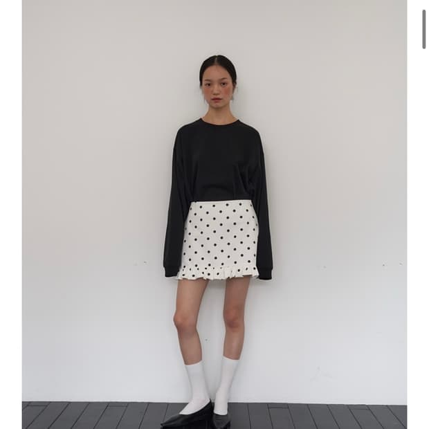 아우어솔티-cosmos mini skirt/dot